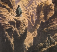 Cristo nel deserto - Hayes