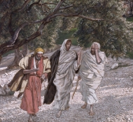 Discepoli sulla strada per Emmaus - Tissot