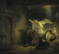 Sogno di S. Giuseppe - Rembrandt