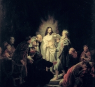 Incredulità di S. Tommaso - Rembrandt