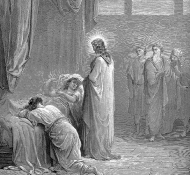 Gesù resuscita la figlia di Jairus - Dore
