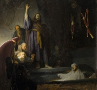 Resurrezione di Lazzaro - Rembrandt