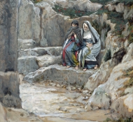 Le due Maria guardano la tomba - Tissot